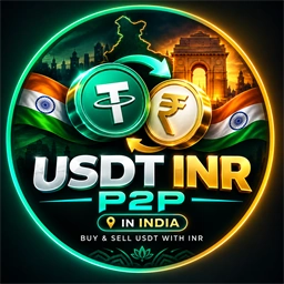 MARKET USDT INR P2P INDIA bot logo — buy and sell USDT for INR